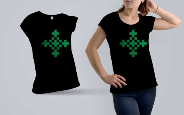 Majica-5N-black-mockup Bereginja Plodnosti Crna Majica